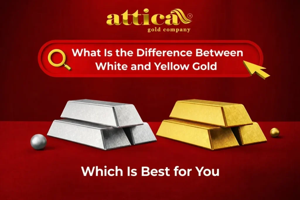 What Is the Difference Between White and Yellow Gold